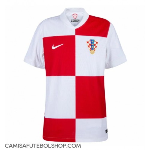 Camisa de time de futebol Croácia Replicas 1º Equipamento Europeu 2024 Manga Curta